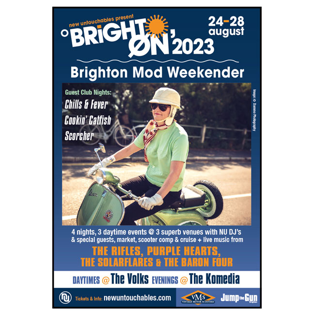 Brighton MOD Weekender Poster